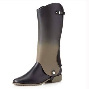 Melissa Special Multi Way Riding Boots Black Green NWT